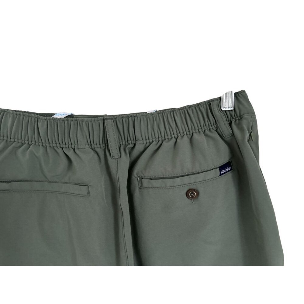 Chubbies Mens Elastic Waist Drawstring Khaki Gree… - image 5